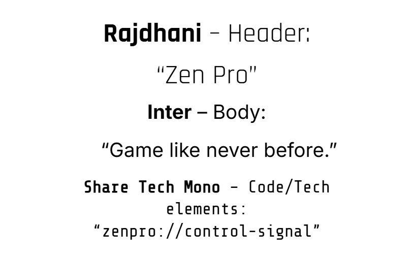 Zen Pro Typography System
