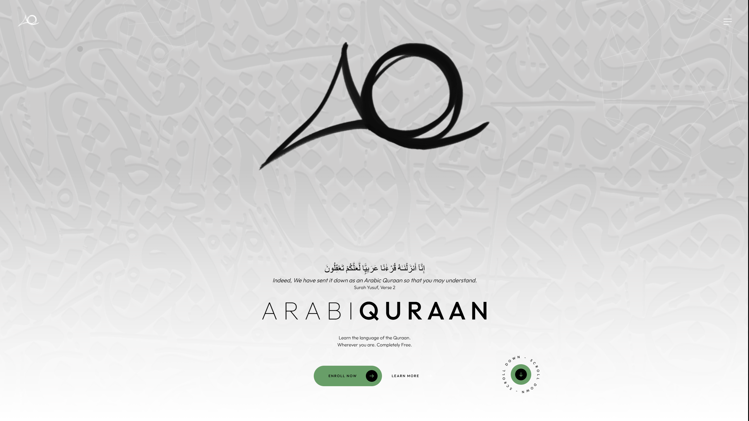 ArabiQuraan Homepage